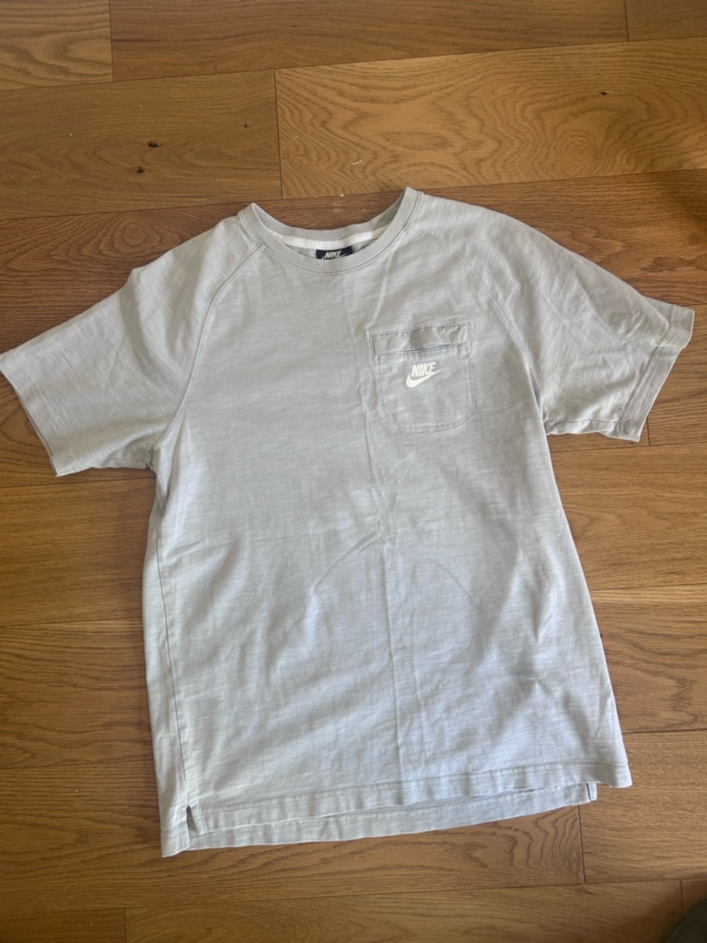 Nike Men's Light Gray Chest Pocket T-Shirt
